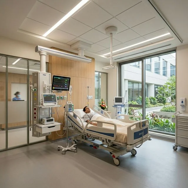 Sanadi Hospital Fully Equipped Intensive Care Unit (ICU)